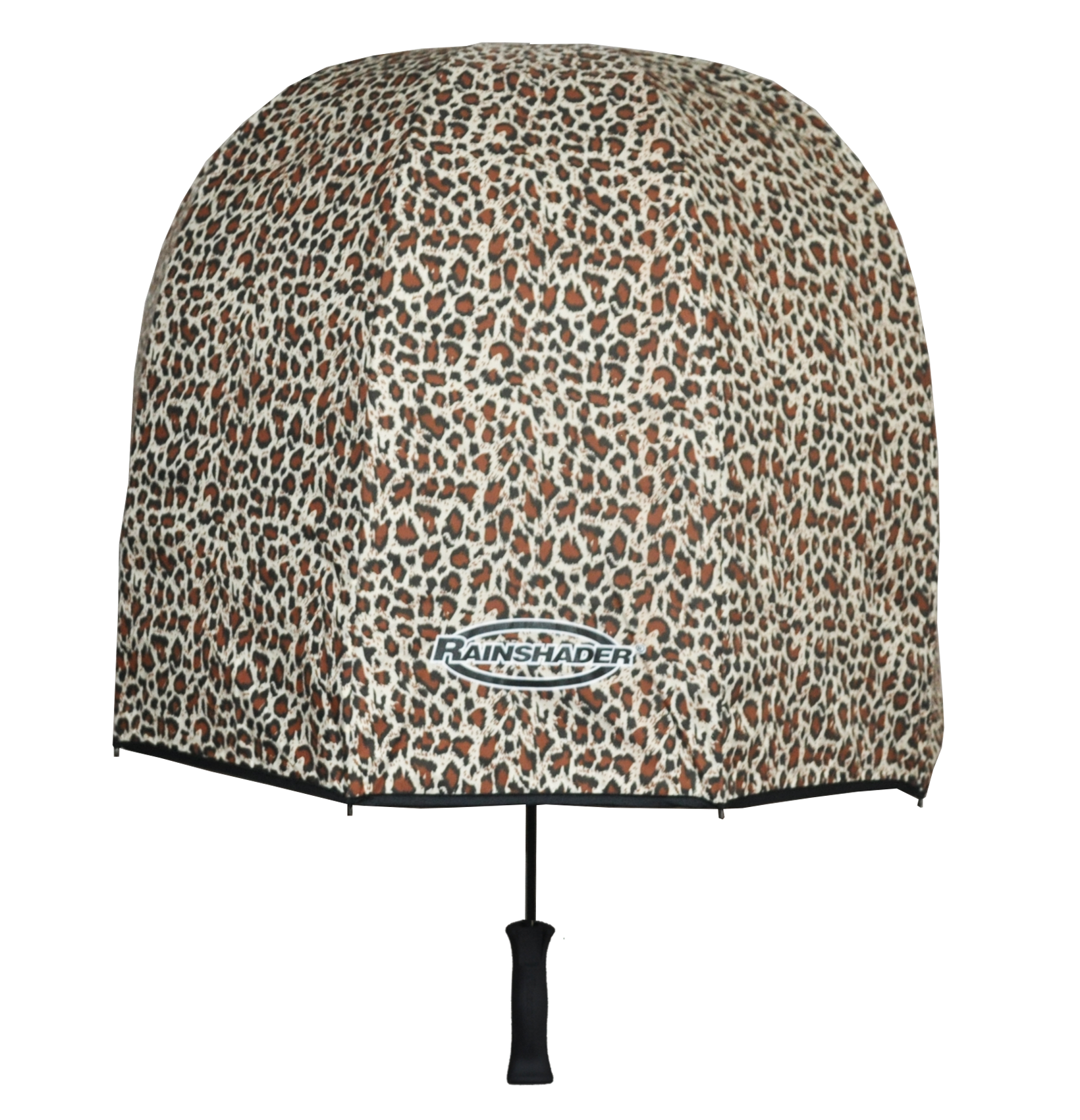 Panoramic windproof dome umbrella Leopard print umbrella Rainshader