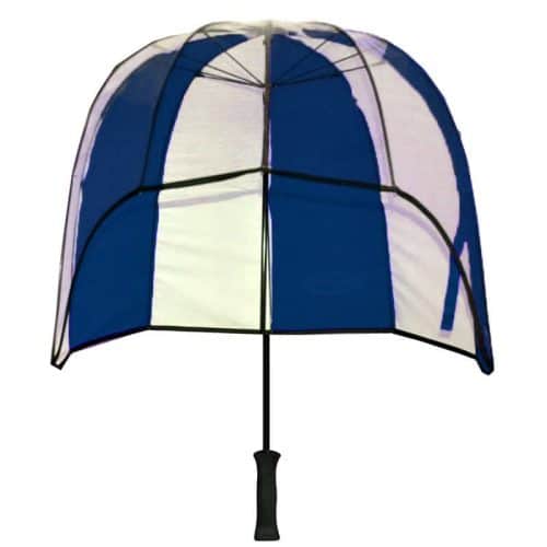 Rainshader Windproof Panoramic Golf Umbrella - Navy & White Stripe